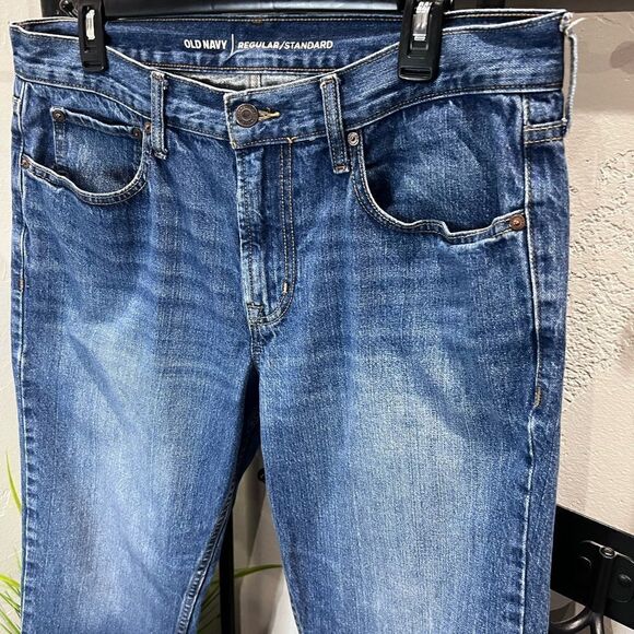 Old Navy regular standard medium wash jeans size 34/30 - Picture 5 of 12